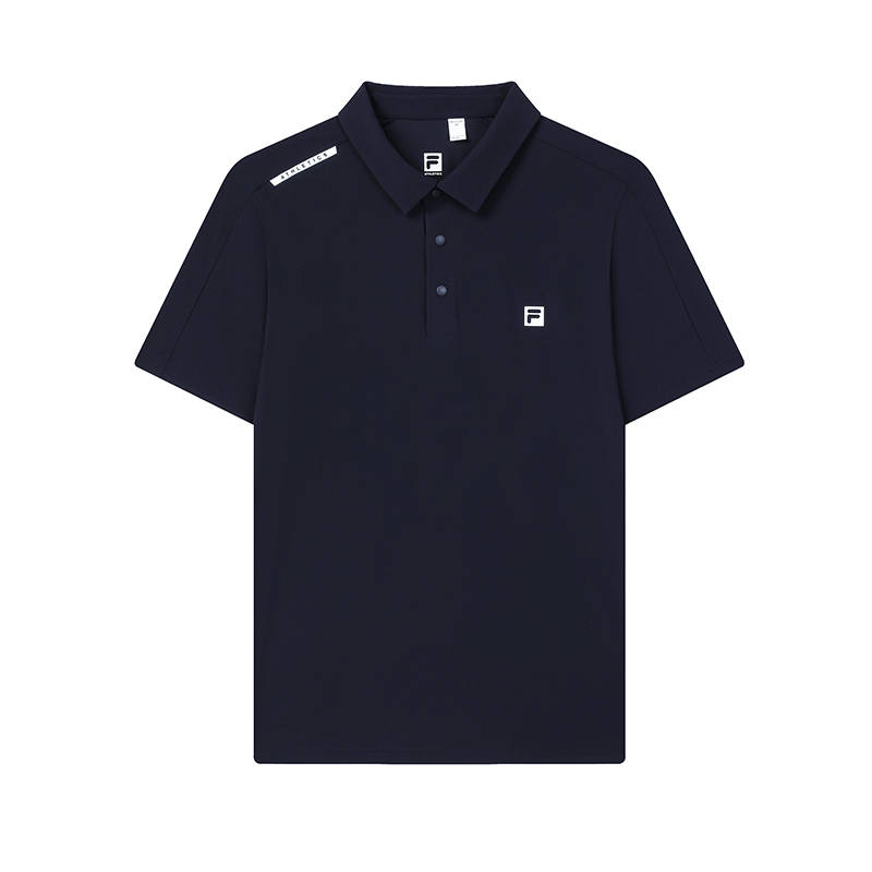 FILA Fitness Polo Shirt Men's RD Royal Blue