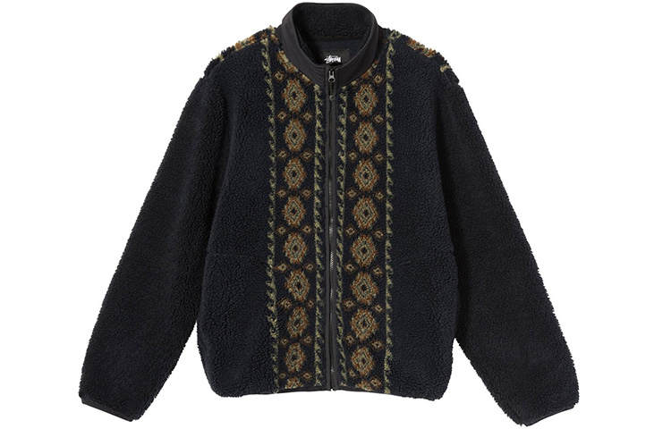 Stussy Lima Jacquard Sherpa Jacket