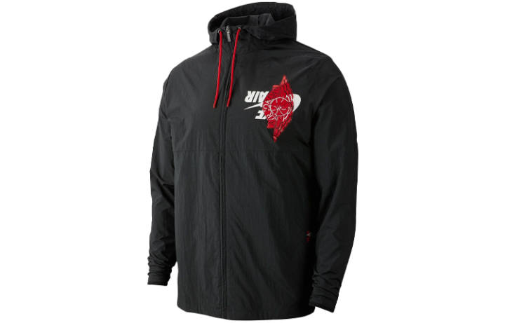 Jordan Jordan Jackets Men's Black Hooded Moderate Other