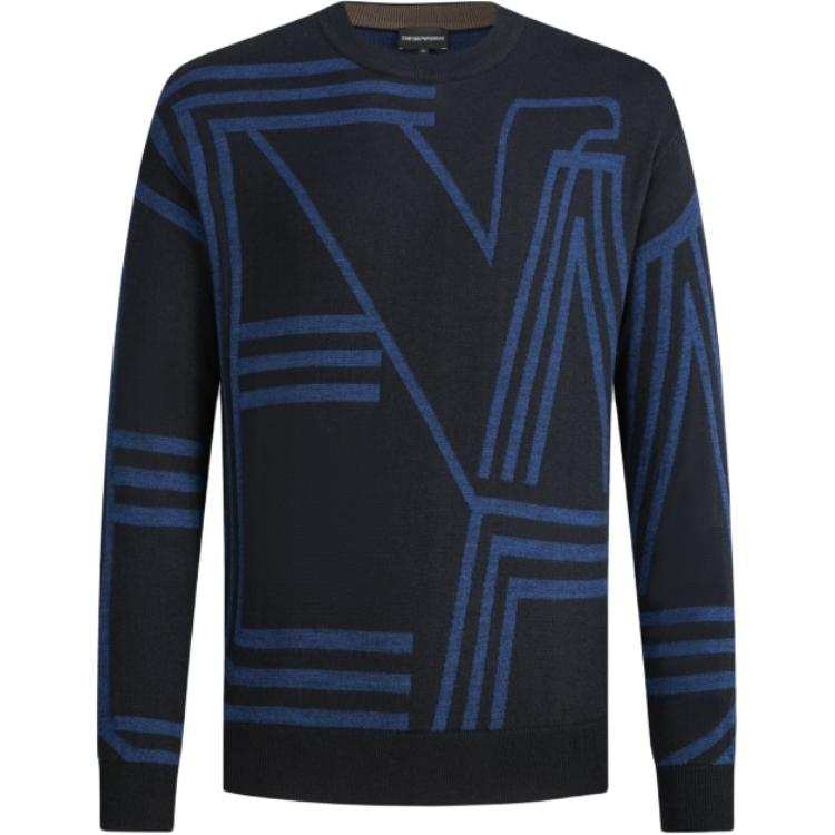 EMPORIO ARMANI Sweater Men's Navy Blue