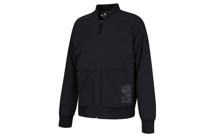 Adidas Adidas Jackets Men's Black Baseball Collar Moderate Other