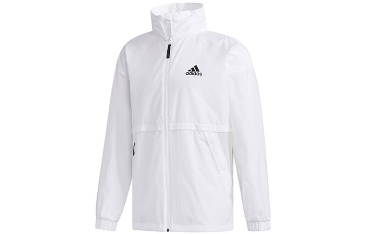 Adidas Adidas Jackets Men's White Hooded Moderate Other