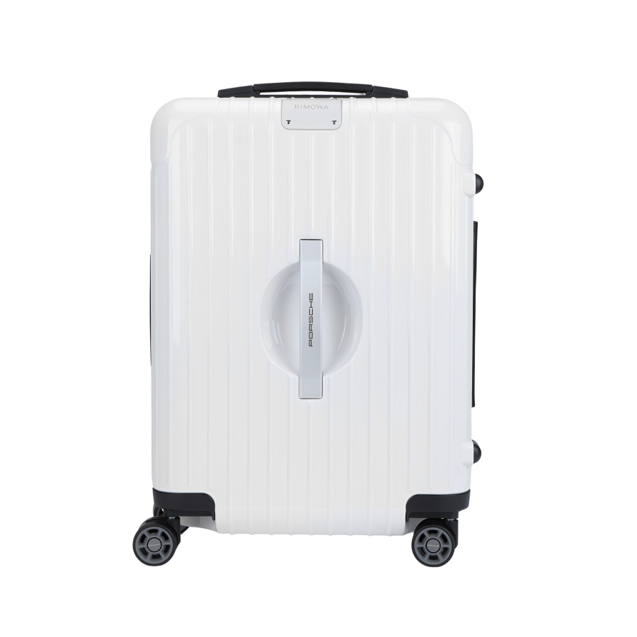 RIMOWA Porsche, Collaboration Super Light Version Suitcase Luggage 20 Inch Unisex White