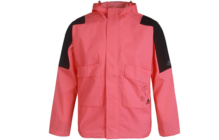 Adidas Adidas Jackets Men's Pink Hooded Moderate Workwear