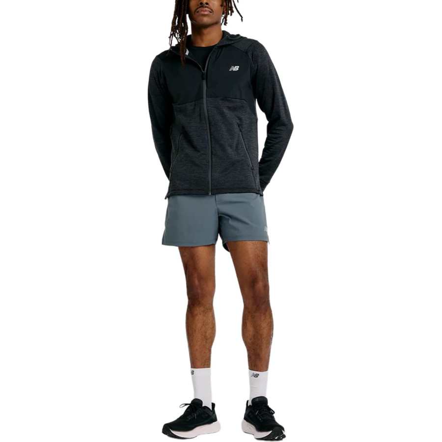 New Balance New Balance Heat Grid Hooded Sweatshirt Men's Black