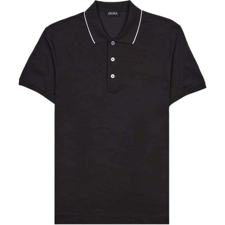Ermenegildo Zegna contrast-trimmed polo shirt