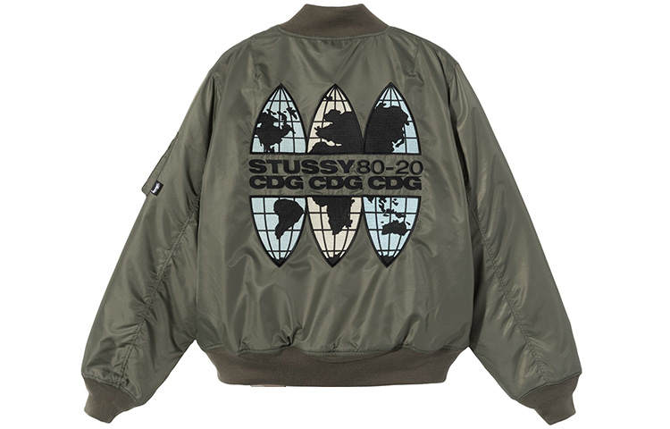 Stussy Jacket Unisex Army Green