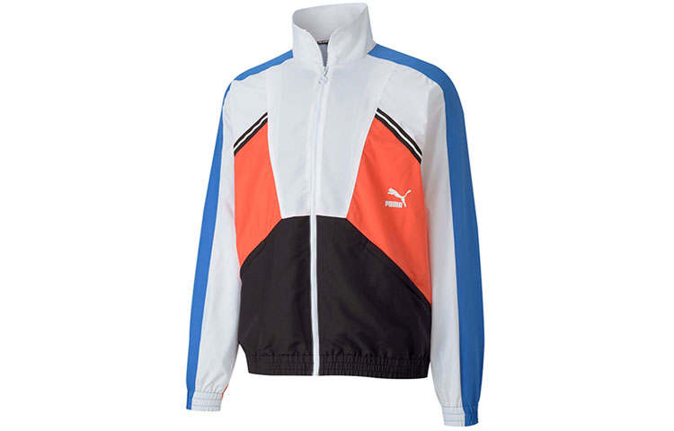 PUMA Jackets Men's Blue Stand Collar Moderate Other