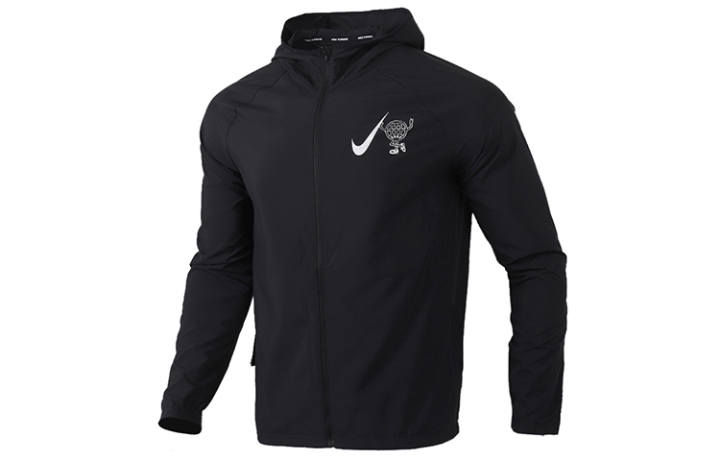 Nike Nike Jackets Men's Black Hooded Moderate Other