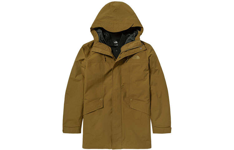 THE NORTH FACE Jackets Men's Brown Hooded Moderate Other