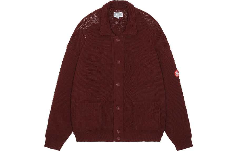Cav Empt Cav Empt Knitwear Unisex Red Lapel Moderate Other