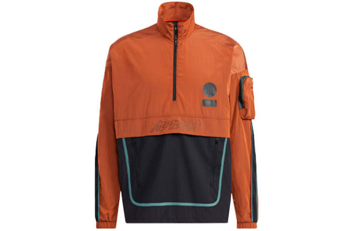 Adidas Adidas Jackets Men's Orange Stand Collar Moderate Other