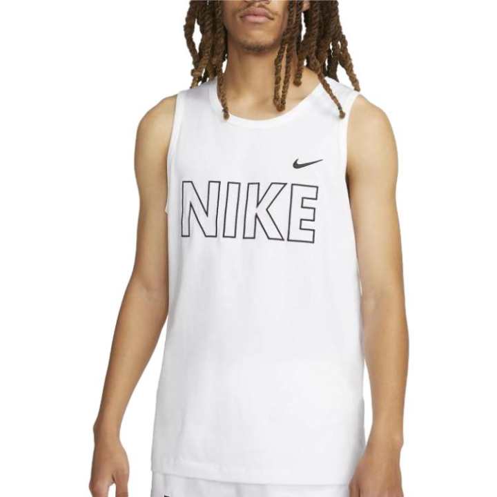 Nike Nike Tank Tops Men's White/Black Crew Neck Thin Other