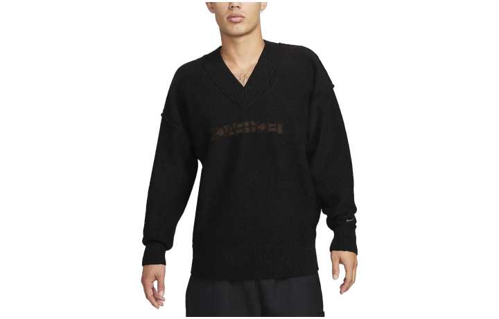 Nike Nike Sweaters Men's Black V Neck Moderate Other