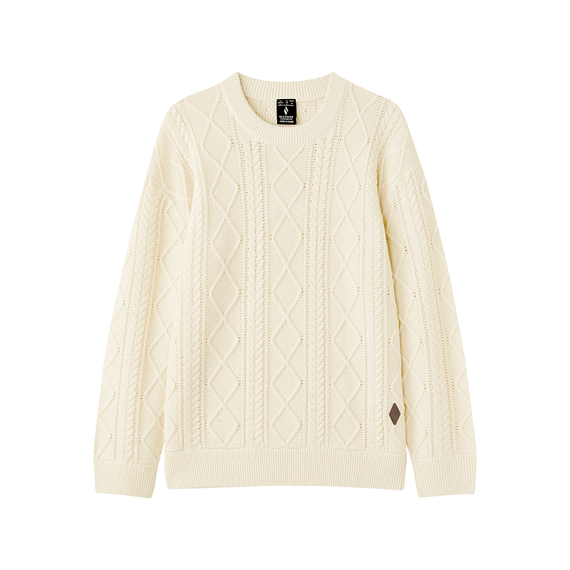 Skechers Sweater Men's Almond Milk White