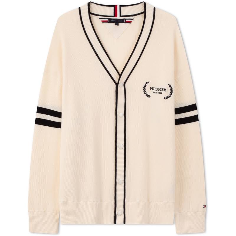 Tommy Hilfiger Knitwear Unisex V Neck Moderate Cardigan