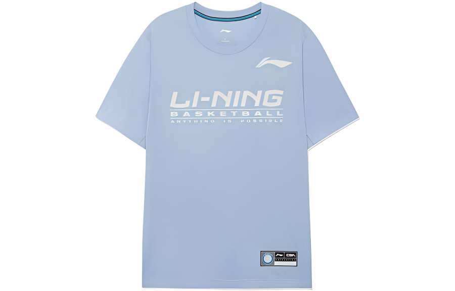 Li-Ning Li Ning Professional Basketball Collection T Shirt Men's Blue