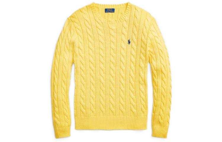 Polo Ralph Lauren Logo Embroidered Cable Knit Jumper