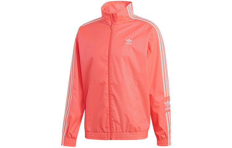 Adidas Originals Jackets Men's Shimmery Red Stand Collar Moderate Other