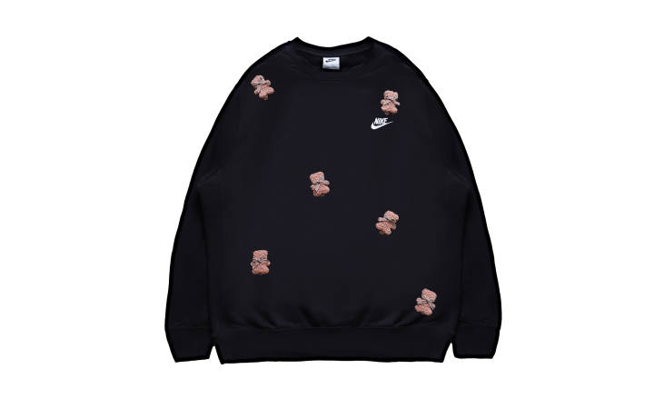Nike Nike Sweatshirts Men's Black Crew Neck Moderate