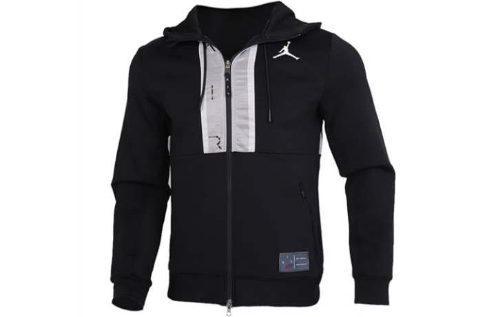 Jordan Jordan Jackets Men's Black Hooded Moderate Other