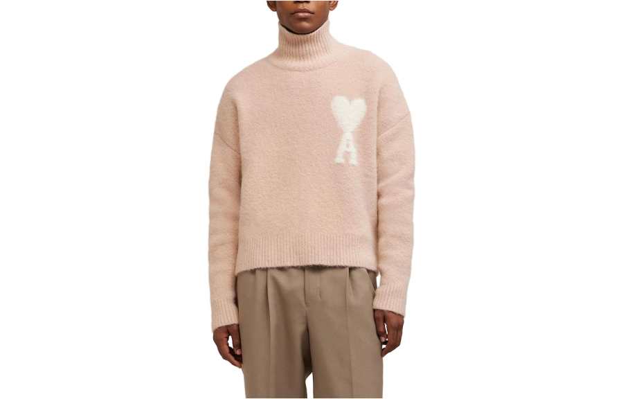 AMIPARIS Ami High Collar Sweater