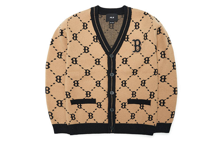 MLB MLB Knitwear Unisex Beige Yellow