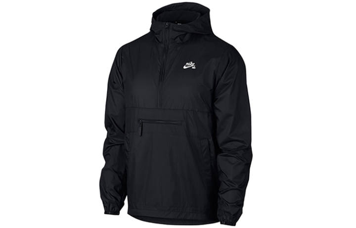 Nike Nike SB Skateboard JKT Jacket Men's Woven Hooded Sports Jacket Black