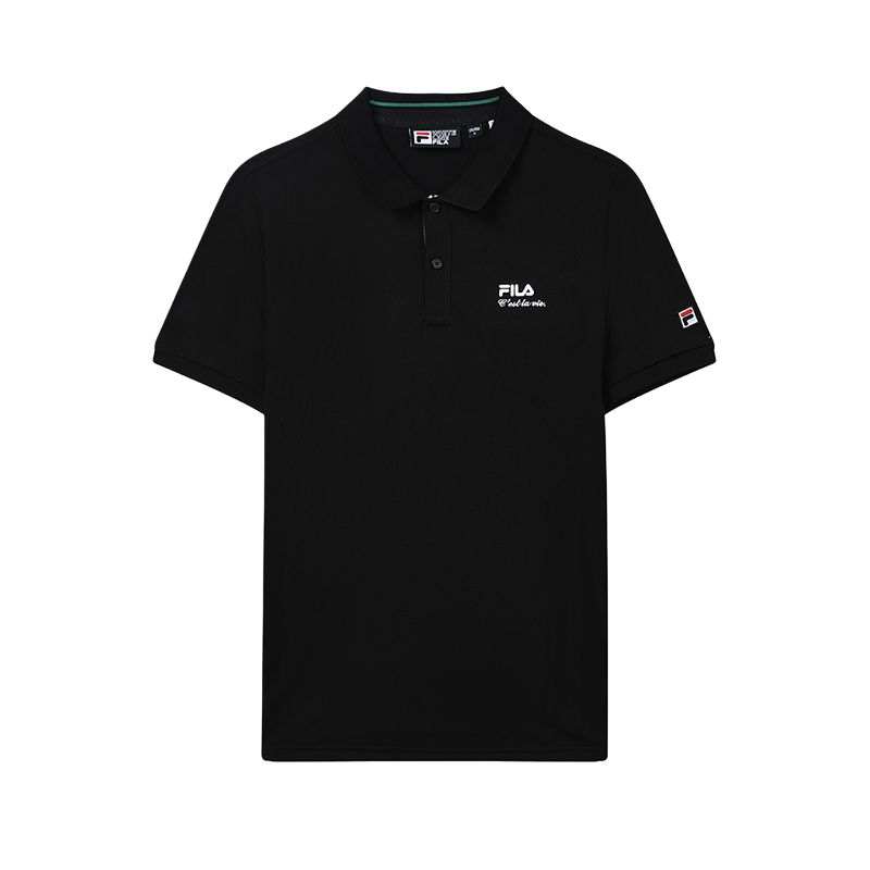 FILA Polo Shirt Men's Jet Black