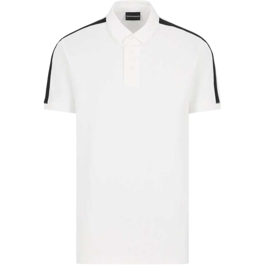 EMPORIO ARMANI Logo-tape Polo Shirt