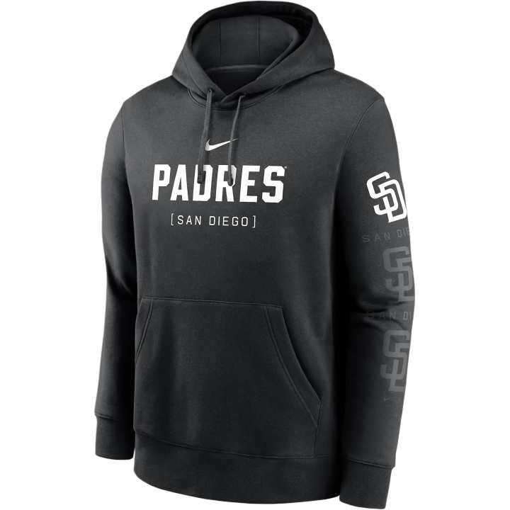 Nike Nike San Diego Padres Fashion Club Men's Nike Mlb Pullover Hoodie