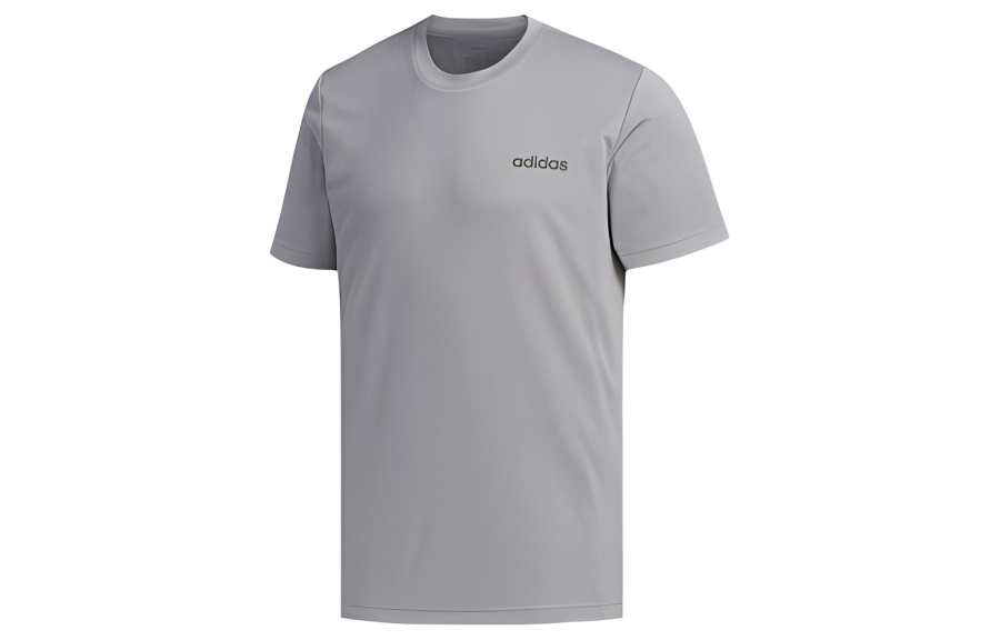 Adidas Adidas T Shirts Men's Gray Crew Neck Moderate