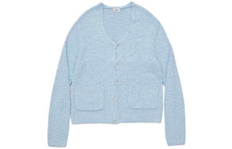 GOOD BAI Knitwear Men's V Neck Moderate Cardigan
