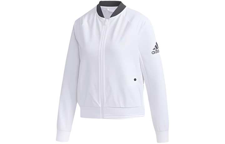 Adidas Adidas Jackets Unisex White Baseball Collar Moderate Other