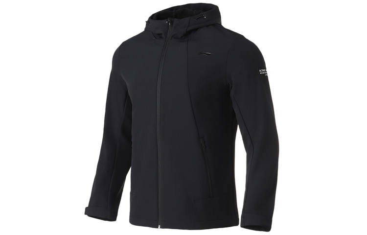 Li-Ning Li Ning Fleece Lined Slim Fit Sports Jacket Men's New Standard Black