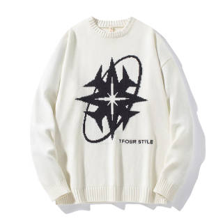 TFOUR Knitwear Unisex Crew Neck Thickened Base Layer