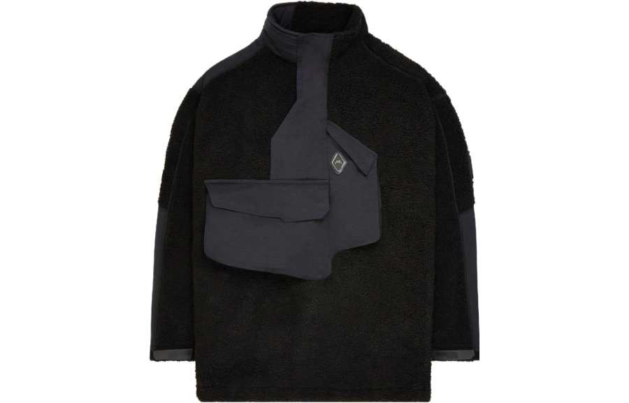 A-COLD-WALL* A-COLD-WALL* Bonded Axis panelled fleece jacket