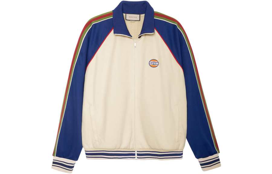 GUCCI GUCCI Technical Jersey Zip Up Jacket