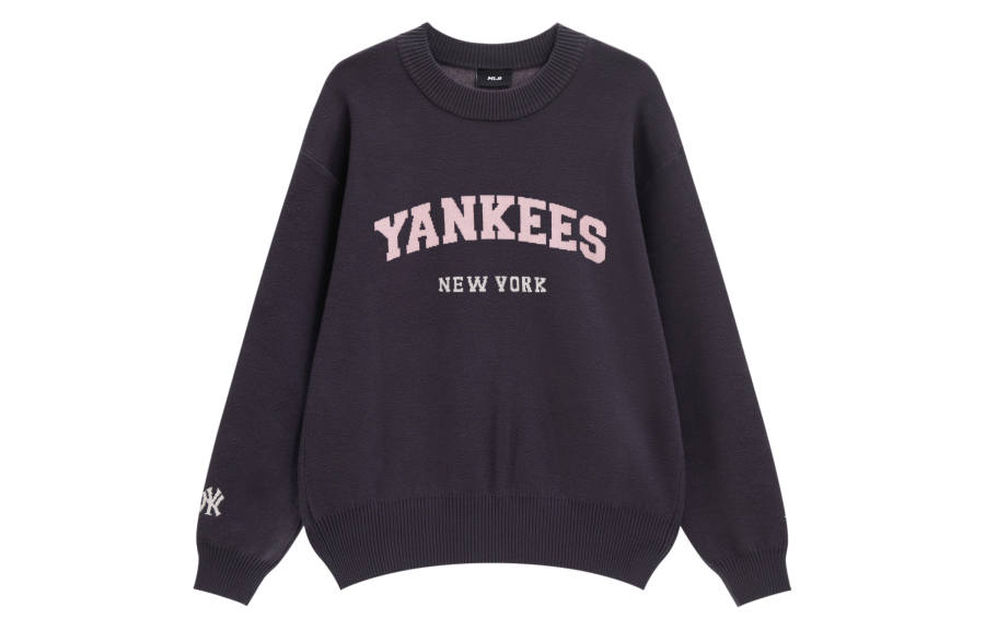 MLB College Style Series Knitwear Unisex Dark Gray Suggestion Consider 1 Size Down Crew Neck Moderate