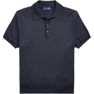 Ralph Lauren Purple Label Polo Shirt Men's Dark Slate Blue