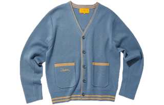 Union Knitwear Men's Royal Blue V Neck Moderate Cardigan