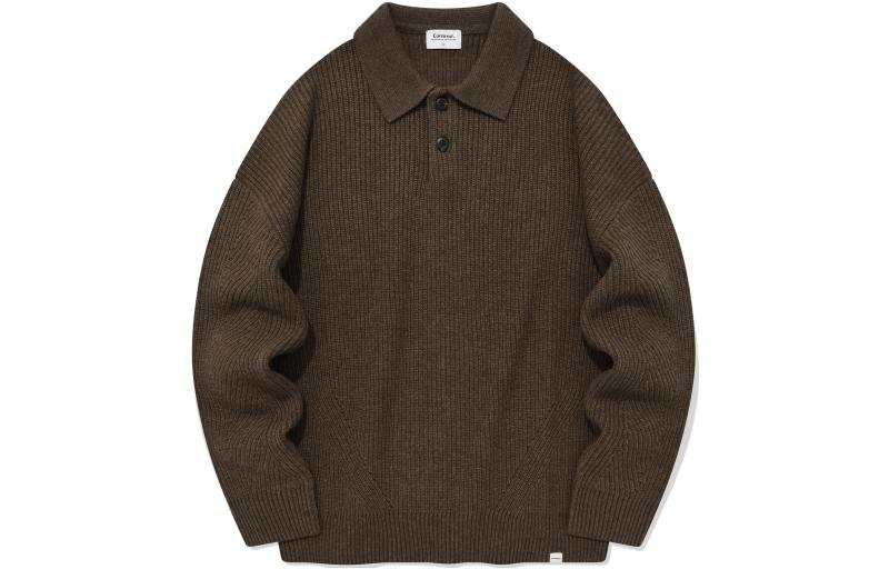COVERNAT COVERNAT Sweaters Unisex Brown Lapel Moderate Other
