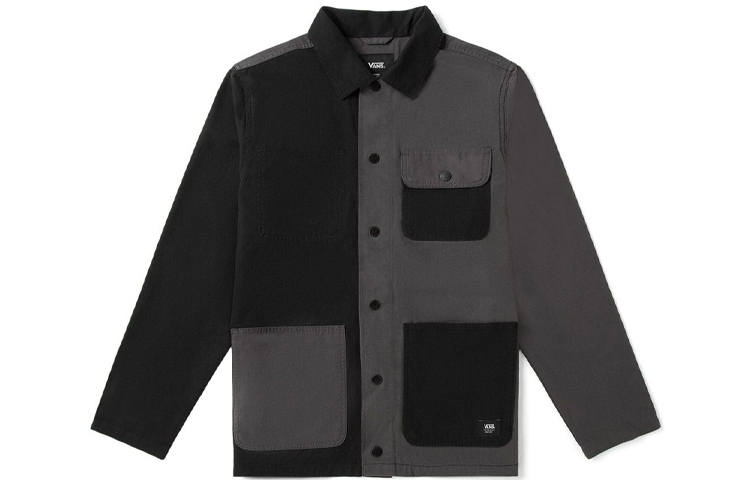 Vans Vans Jackets Men's Black Lapel Moderate Workwear