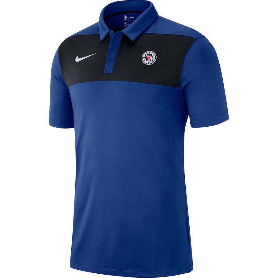 Nike Nike Polo Shirts Men's Blue Polo Collar Moderate Straight Fit