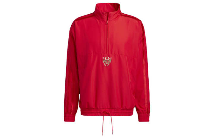 Adidas Adidas CNY Collection Jackets Men's Light Scarlet Stand Collar Moderate Other