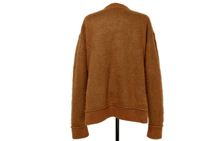 Sacai Knitwear Men's Brown V Neck Moderate Other