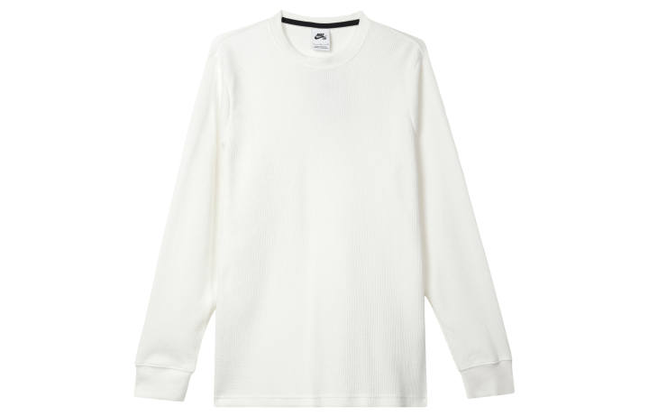 Nike Nike Knitwear Men's Sail White Crew Neck Moderate Base Layer