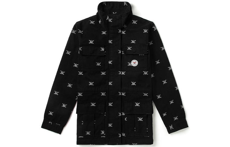 Vans Vans Jackets Unisex Black Lapel Moderate Workwear