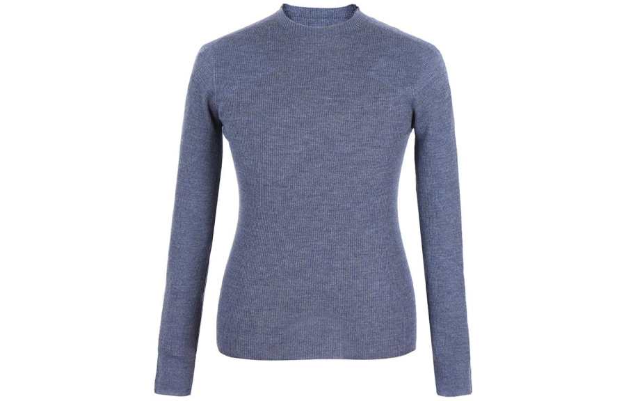 EMPORIO ARMANI Sweaters Men's Gray Blue Crew Neck Moderate Other