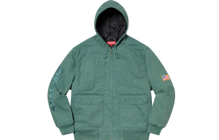 Supreme Supreme Canvas Hooded Work Jacket